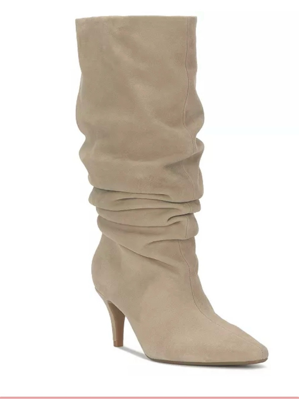 I.N.C. International Concepts Demiya Slouchy Mid-Calf Pointed Toe Suede Boots